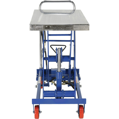 Pneumatic Hydraulic Scissor Lift Table, Steel, 32-1/2" L x 19-3/4" W, 1000 lbs. Cap. NRZ Safety Inc.