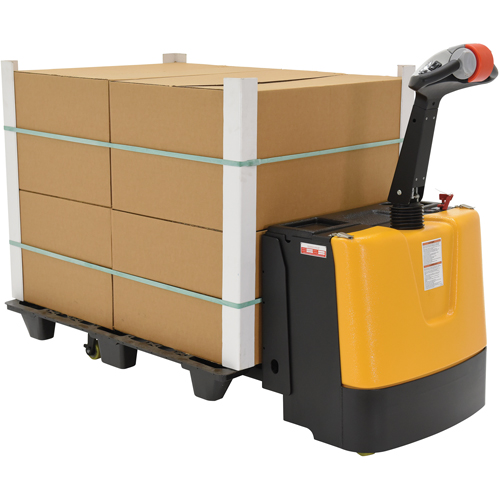 Fully Powered Electric Pallet Truck, 3300 lbs. Cap., 48" L x 28.25" W NRZ Safety Inc.