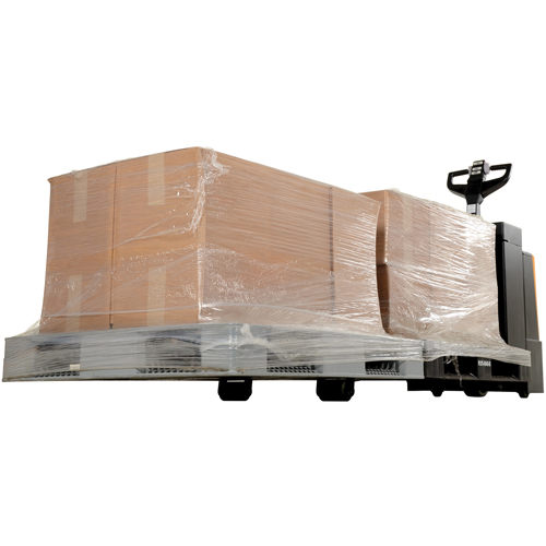 Transpalette &eacute;lectrique motoris&eacute; a/plateforme &agrave; conducteur debout, Capacit&eacute; 4500 lb, 96" lo x 30" la NRZ Safety Inc.