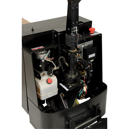 Transpalette &eacute;lectrique motoris&eacute; a/plateforme &agrave; conducteur debout, Capacit&eacute; 4500 lb, 96" lo x 30" la NRZ Safety Inc.