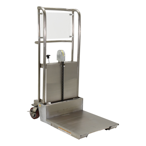 Hefti-Lift Load Stacker, Foot Pump Operated, 450 lbs. Capacity, 45-5/8" Max Lift NRZ Safety Inc.