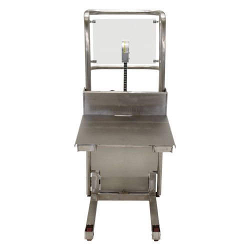 Hefti-Lift Load Stacker, Foot Pump Operated, 450 lbs. Capacity, 45-5/8" Max Lift NRZ Safety Inc.