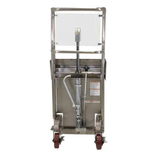 Hefti-Lift Load Stacker, Foot Pump Operated, 450 lbs. Capacity, 45-5/8" Max Lift NRZ Safety Inc.