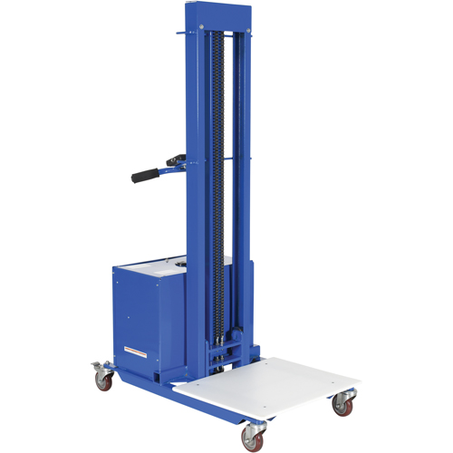 Quick Lift Stacker, Electric Operated, 400 lbs. Capacity, 72" Max Lift NRZ Safety Inc.