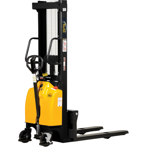 Gerbeur pour chariot &eacute;l&eacute;vateur, Fonctionnement &eacute;lectrique, Capacit&eacute; 2000 lb, Lev&eacute;e max 118" NRZ Safety Inc.