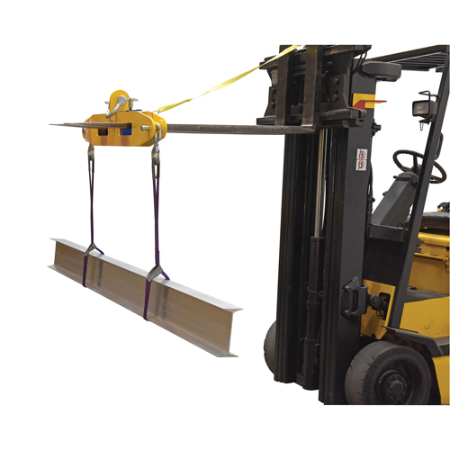 Forklift Lifting Beam, 7" x 2-1/2" Fork Pocket NRZ Safety Inc.