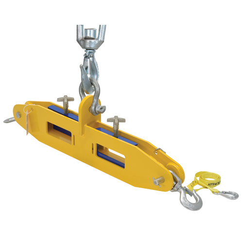 Forklift Lifting Beam, 7" x 2-1/2" Fork Pocket NRZ Safety Inc.