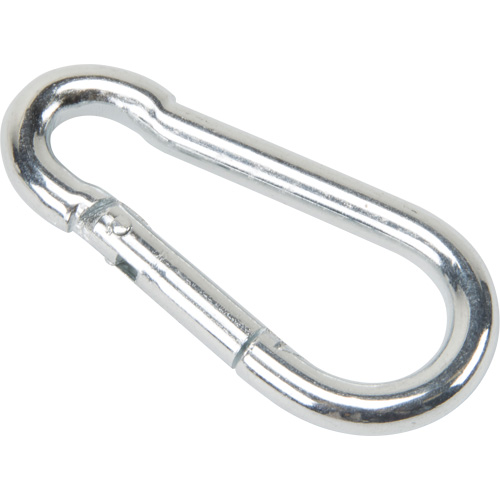 Zinc Plated Snap Hook, 220 lbs (0.11 tons) Working Load Limit, 3/16" Size, 5/16" Eye NRZ Safety Inc.