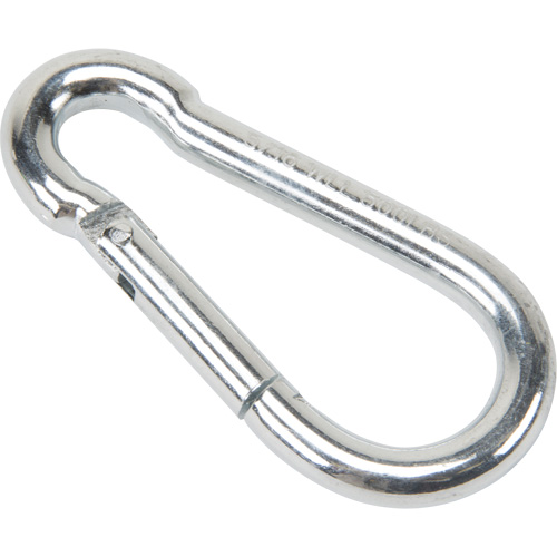 Zinc Plated Snap Hook, 500 lbs (0.25 tons) Working Load Limit, 5/16" Size, 1/2" Eye NRZ Safety Inc.