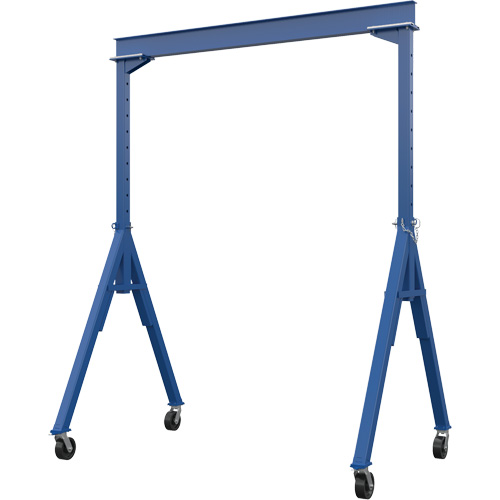 Adjustable Height Gantry Crane, 10' L, 2000 lbs. (1 tons) Capacity NRZ Safety Inc.