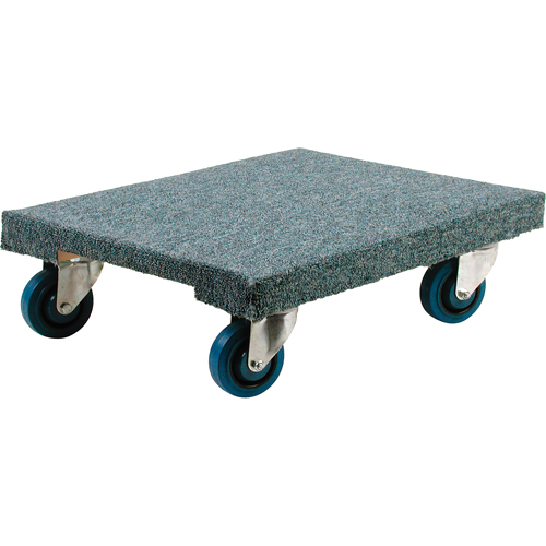 Wood Dollies - Heavy-Duty, Rubber Wheels, 1400 lbs. Capacity, 18" W x 24" D x 7" H NRZ Safety Inc.