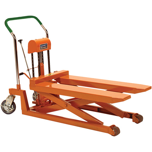 Dandy Lift Scissor Fork Lift Table, 37.1" L x 19.7" W, Steel, 1100 lbs. Capacity NRZ Safety Inc.