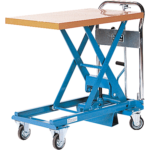 Table &eacute;l&eacute;vatrice &agrave; ciseaux Dandy Lift, 31-1/2" lo x 19-7/10" la, Acier, Capacit&eacute; 550 lb NRZ Safety Inc.