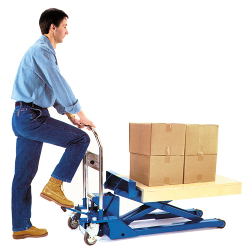 Low Profile Dandy Lift Scissor Lift Table, 37-1/10" L x 19-7/10" W, Steel, 1100 lbs. Capacity NRZ Safety Inc.