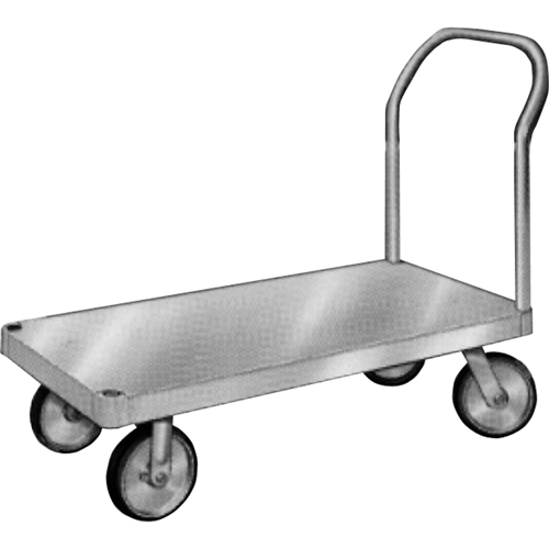 Diable en aluminium, 24" la x 36" lo, 2000 lb cap, Roues Caoutchouc NRZ Safety Inc.