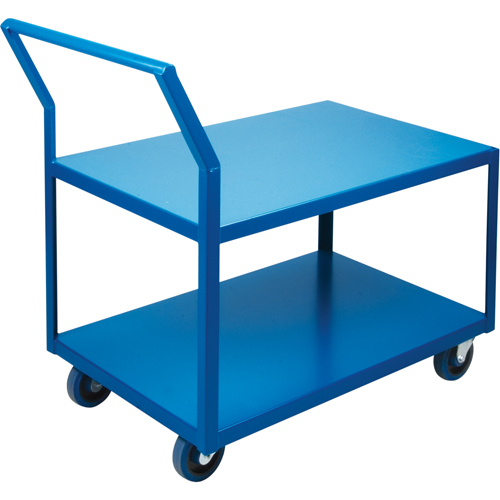 Chariots Surbaiss&eacute;s Robustes, 2 niveaux, 18" la x 30" p x 40" h, 1200 lb Cap NRZ Safety Inc.