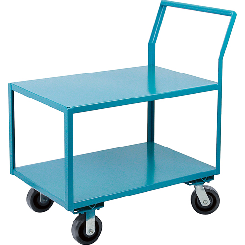 Chariots surbaiss&eacute;s robustes, 2 niveaux, 18" la x 30" p x 41" h, 2400 lb Cap NRZ Safety Inc.