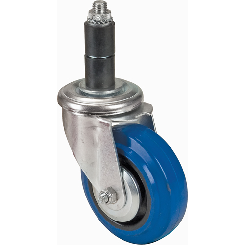 Rubber Stem Caster, Swivel, 4" (101.6 mm) Dia. NRZ Safety Inc.