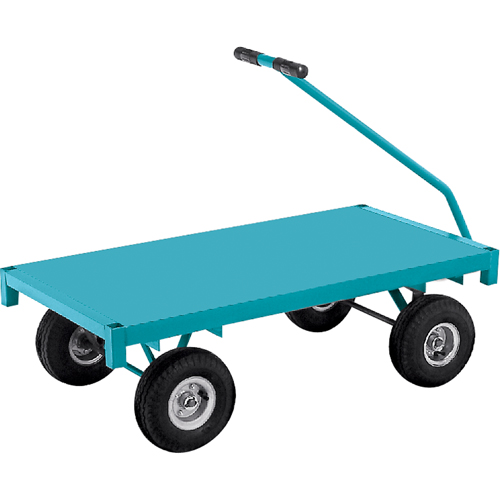 Platform Trucks - Ergonomic Platform Wagon Trucks, 24" W x 48" L, 1000 lbs. Capacity NRZ Safety Inc.