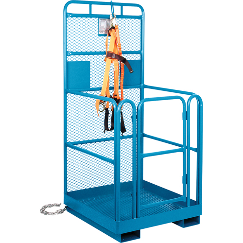 High Work Maintenance Platform, 36" W x 36" D x 72" H, 1000 lbs. Capacity, Steel NRZ Safety Inc.