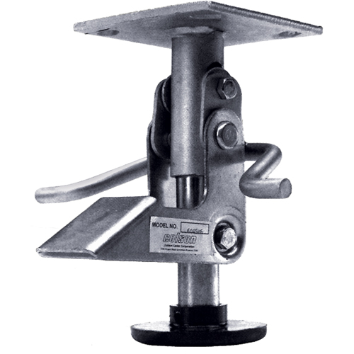 Floor Lock Brakes - Heavy-Duty, 6-7/32" Extended Height, 5-11/64" Retracted Height NRZ Safety Inc.