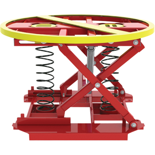 Pallet Pal&reg; 360 Spring Level Loader, 43-5/8" L x 43-5/8" W, 4500 lbs. Cap. NRZ Safety Inc.