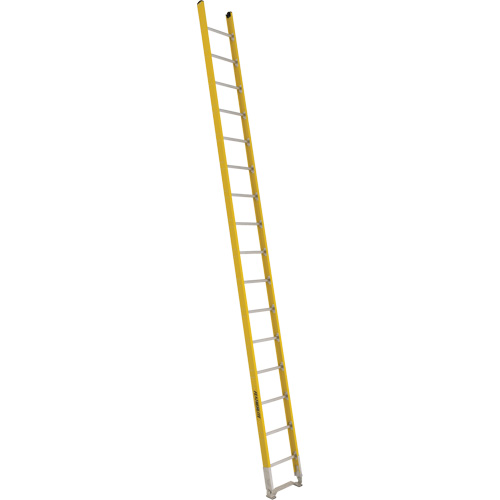Single Section Straight Ladder - 6100 Series, 16', Fibreglass, 375 lbs., CSA Grade 1AA NRZ Safety Inc.
