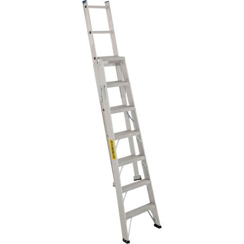 2700 Series Industrial Duty Multi-Way Ladders, 7', Aluminum, 250 lbs. Cap., ANSI 1, CSA 1 NRZ Safety Inc.