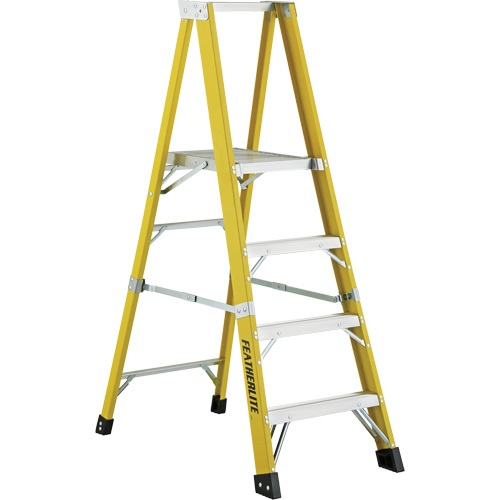 Industrial Heavy-Duty Platform Stepladders (6500 Series), 6', 300 lbs. Cap. NRZ Safety Inc.