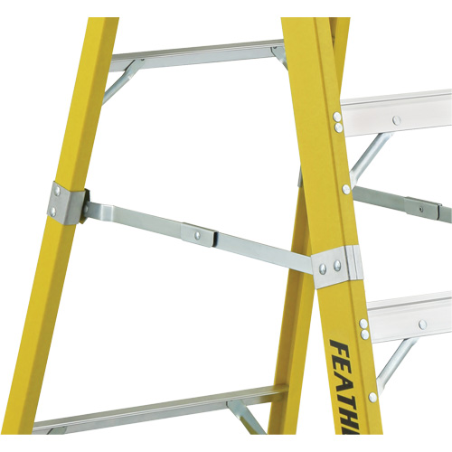 Industrial Heavy-Duty Platform Stepladders (6500 Series), 6', 300 lbs. Cap. NRZ Safety Inc.