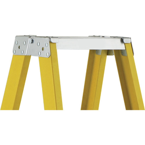 6600 Series Industrial Heavy-Duty 2-Way Stepladders, Fibreglass, 300 lbs. Capacity, 6' NRZ Safety Inc.