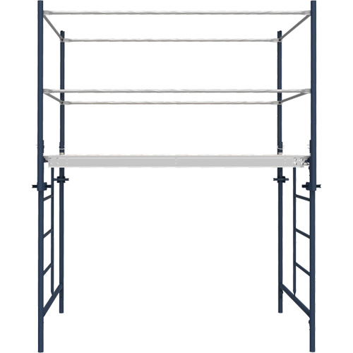 Accessoires pour &eacute;chafaudage - Poteau de garde-corps a/support, Poteau de garde-corps, 6" la x 56" h NRZ Safety Inc.
