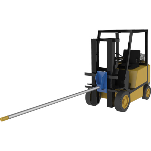 Fl&egrave;che de chariot &eacute;l&eacute;vateur pour tapis, 108-1/2" longueur, Install&eacute; sur tablier, Capacit&eacute; de 2500 lb NRZ Safety Inc.