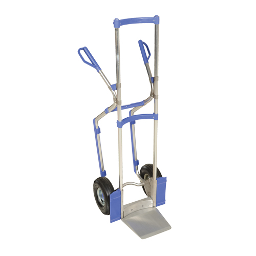 Ergonomic Hand Truck, Combination Handle, Aluminum, 52" Height, 350 lbs. Capacity NRZ Safety Inc.