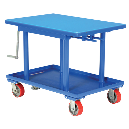 Hydraulic Lift Table, 24" L x 36" W, Steel, 2000 lbs. Capacity NRZ Safety Inc.