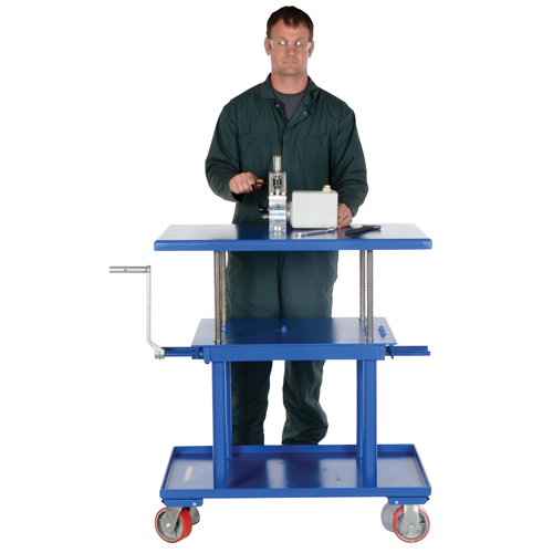 Hydraulic Lift Table, 24" L x 36" W, Steel, 2000 lbs. Capacity NRZ Safety Inc.