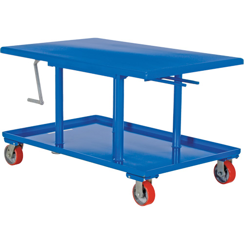 Table &eacute;l&eacute;vatrice &agrave; montant, 42" lo x 30" la, Acier, Capacit&eacute; 2000 lb NRZ Safety Inc.