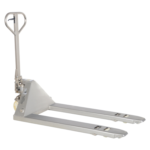 Pallet Truck, Stainless Steel, 48" L x 27" W, 5500 lbs. Capacity NRZ Safety Inc.