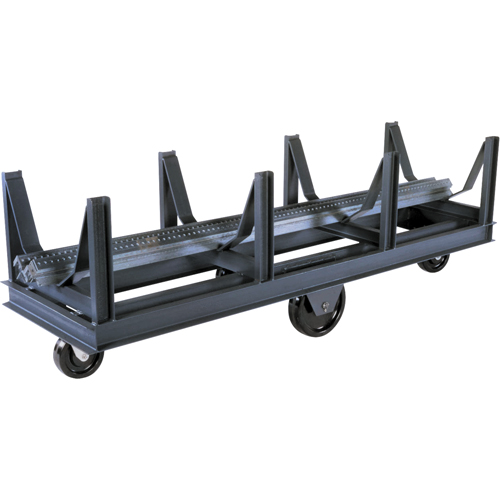 Bar Cradle Truck, 96" L x 28" W x 29" H, 10000 lbs. Capacity, Phenolic Wheels NRZ Safety Inc.