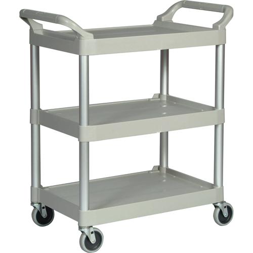 Light-Duty Utility Cart, 3 Tiers, 19" x 38" x 34", 200 lbs. Capacity NRZ Safety Inc.
