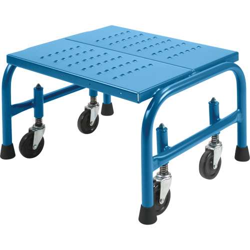 Rolling Step Stand 20 X 16 X 12, 1 Steps, 18" Step Width, 12" Platform Height, Steel NRZ Safety Inc.