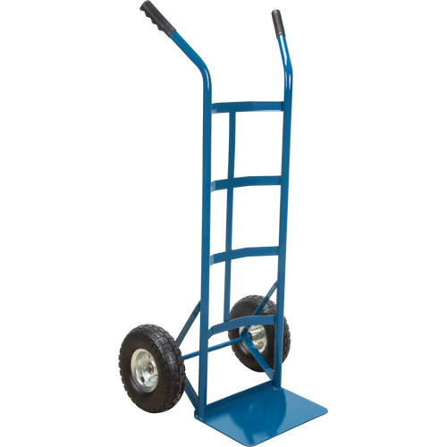 Diable &agrave; roue enti&egrave;rement soud&eacute;, Prise Double, Acier, Hauteur de 46", Capacit&eacute; 600 lb NRZ Safety Inc.