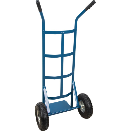 Diable &agrave; roue enti&egrave;rement soud&eacute;, Prise Double, Acier, Hauteur de 46", Capacit&eacute; 600 lb NRZ Safety Inc.