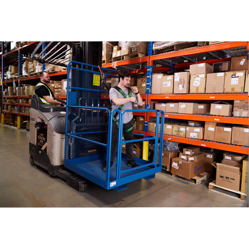 High Work Maintenance Platform, 48" W x 48" D x 72" H, 1000 lbs. Capacity, Steel NRZ Safety Inc.