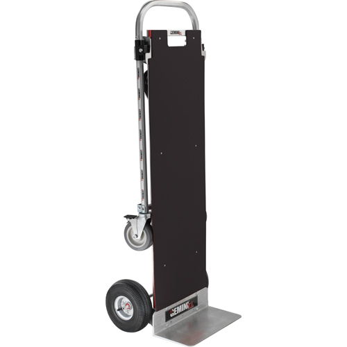 Gemini&reg; XL Convertible Trucks, Aluminum, 1250 lbs. Capacity NRZ Safety Inc.