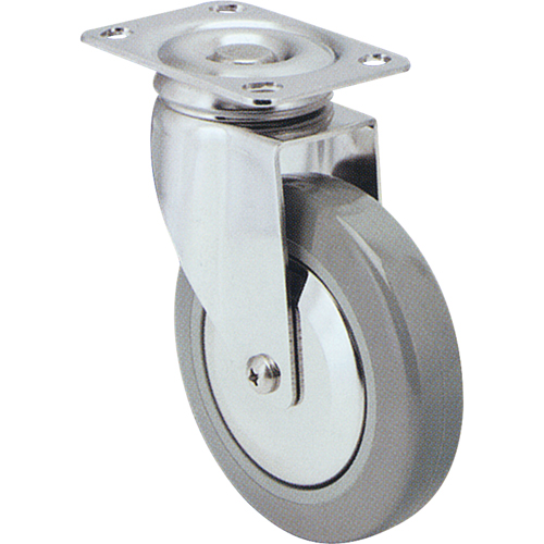 Roulette, Pivotant, 3" (76 mm), Caoutchouc, 125 lb (57 kg) NRZ Safety Inc.