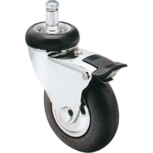 Comfort Roll Caster, Swivel with Brake, 3" (76 mm) Dia., 175 lbs. (79 kg.) Capacity NRZ Safety Inc.