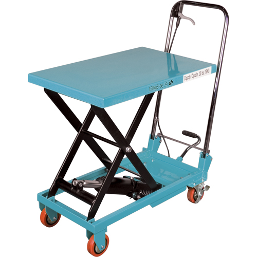 Heavy-Duty Hydraulic Scissor Lift Table, 27-1/2" L x 17-3/4" W, Steel, 330 lbs. Capacity NRZ Safety Inc.
