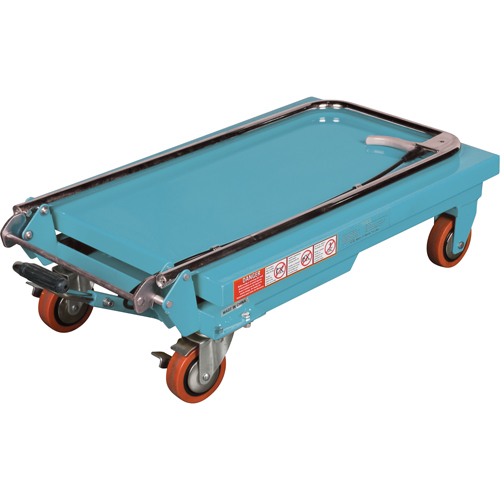 Heavy-Duty Hydraulic Scissor Lift Table, 27-1/2" L x 17-3/4" W, Steel, 330 lbs. Capacity NRZ Safety Inc.