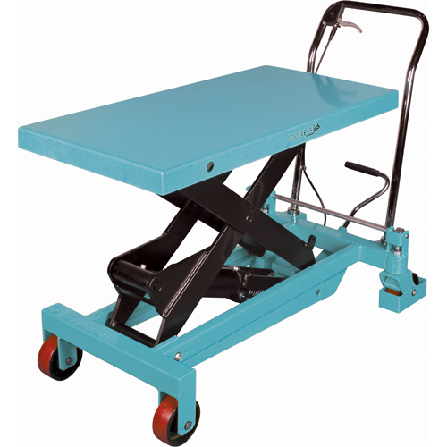 Heavy-Duty Hydraulic Scissor Lift Table, 40" L x 20-1/8" W, Steel, 2200 lbs. Capacity NRZ Safety Inc.